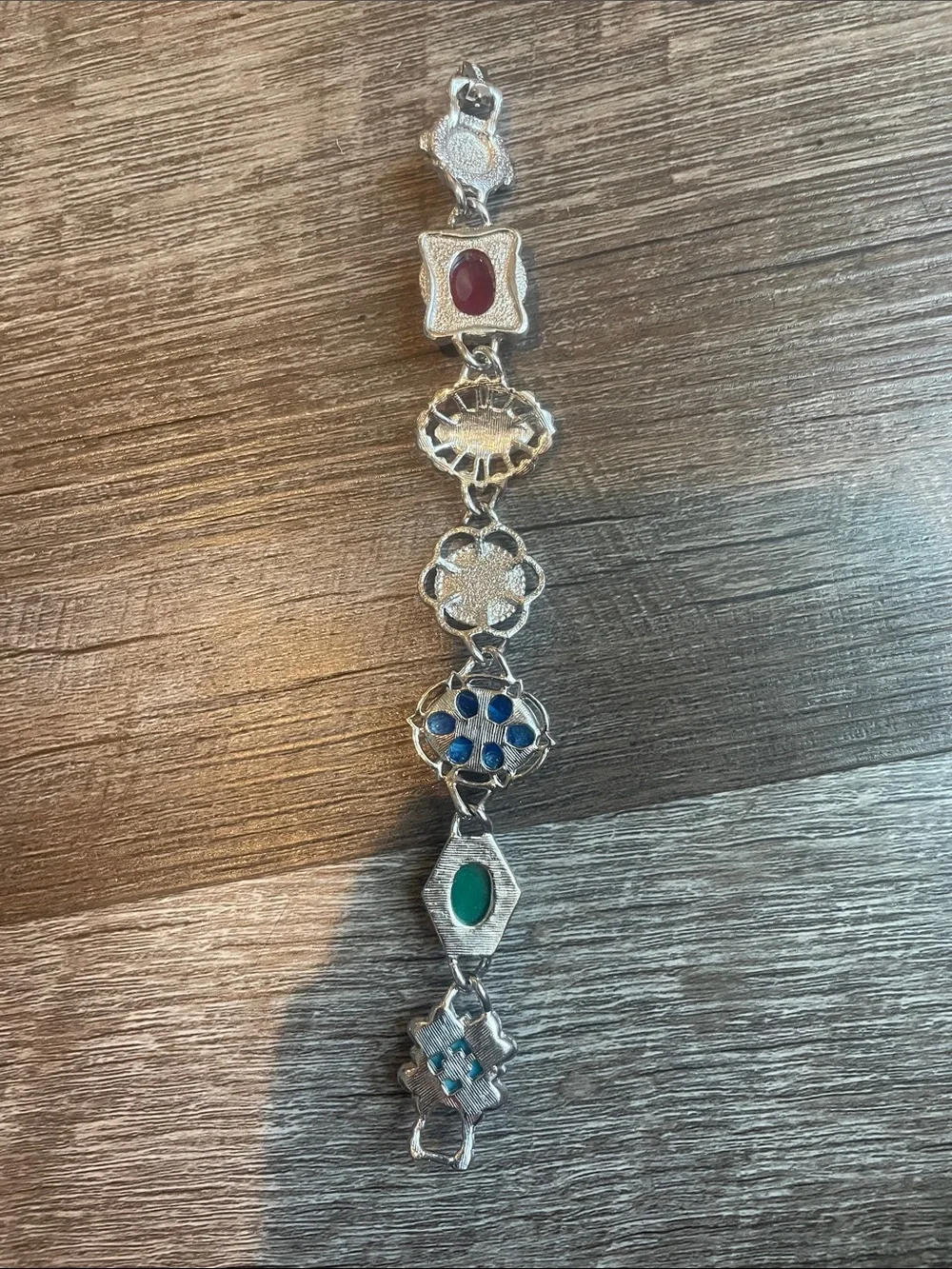 Sarah Coventry Moonstone Cabochon Frolic Bracelet MISSING MIDDLE STONE